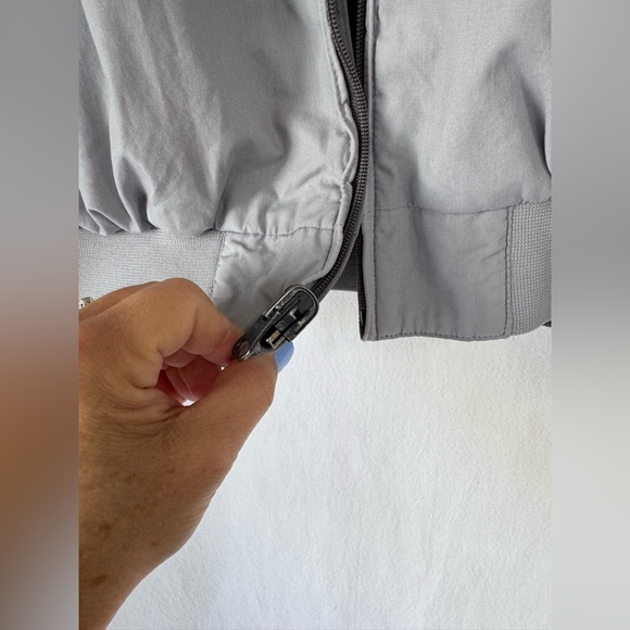 Reversible Members Only Gray Bomber Jacket - Picture 6 of 13